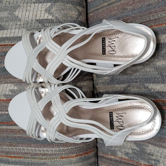 IMPO Stretch heels Sandal white 8.5 (Ss38) - Picture 2 of 7
